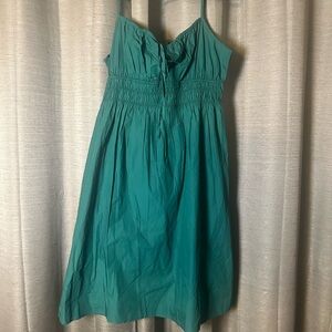 Quince 100% Organic cotton keyhole midi dress - XL